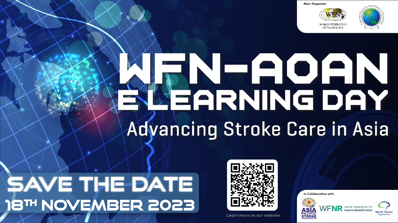 ขอเชิญเข้าร่วม WFN-AOAN e-learning Day - Advancing Stroke Care in Asia